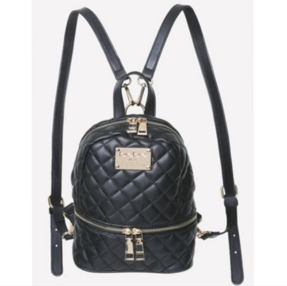 Black Mini Backpack - Picture 2 of 8